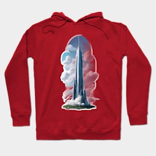 Sci fi Skyscraper Hoodie